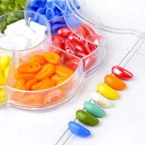 Czech Preciosa Chilli Beads, Rainbow Glass Beads for Bracelets, Earrings & Handmade Jewelry