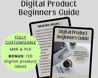 Digital Product Guide: Beginners, PLR & MRR (Digital Download)