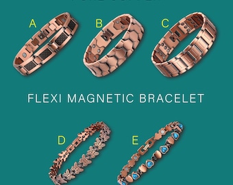 Kupfer Flexi Magnetarmband