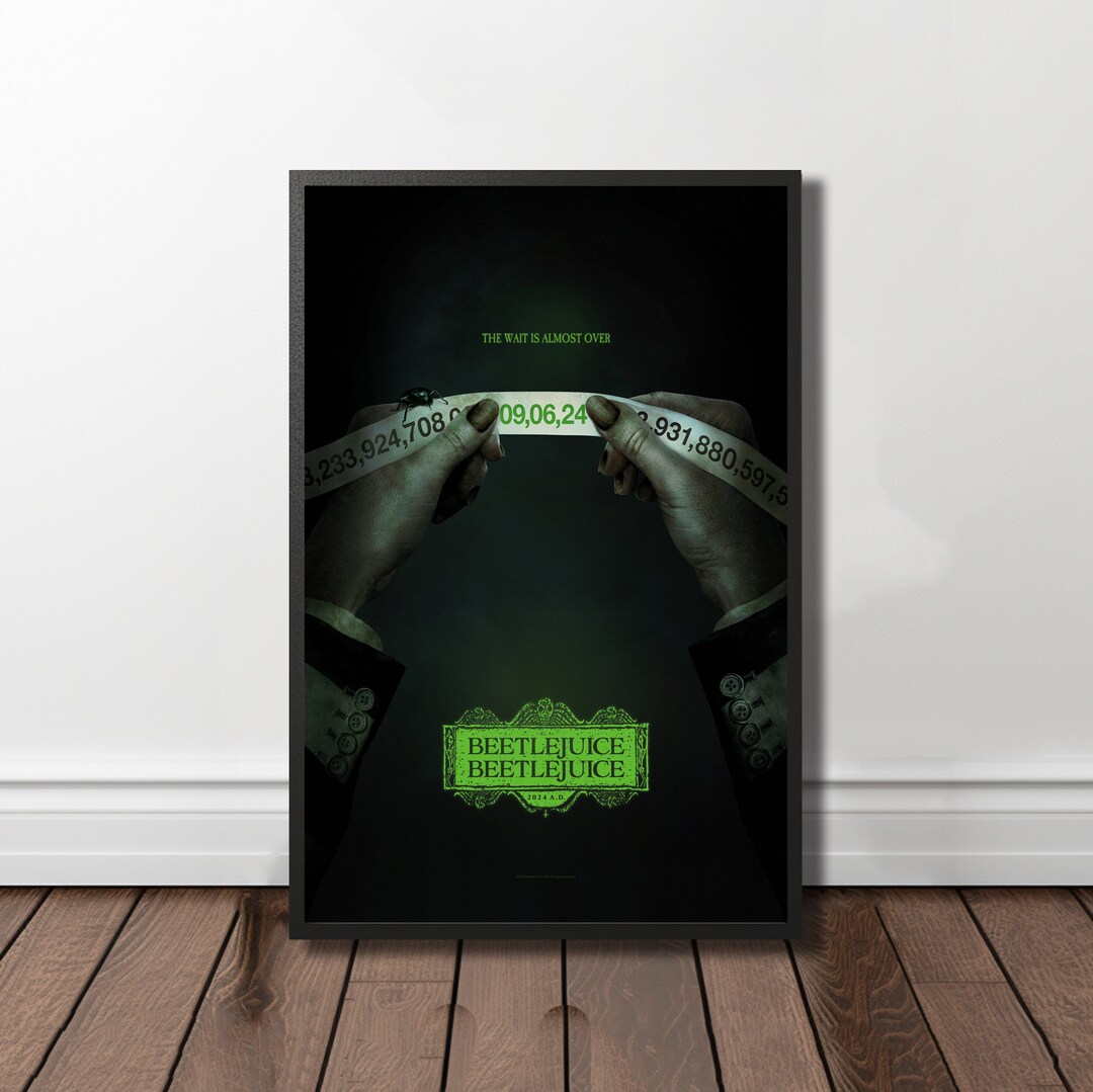 Poster Metallico Di Beetlejuice Film Horror Per Man Cave Vintage - Foto 4