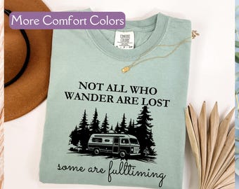 Camping Gift, Comfort Colors® RV Shirt, Funny Camping Shirt, Travel & Road Trip Apparel, Perfect Camper Gift, Camper Life TShirt, Scenic Tee