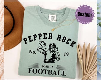 Custom Football Team Shirt, Comfort Colors® Football Squad Shirt, Sport Team Shirt, Gift For Football Dad TShirt, Football Lover Mom Gift