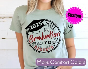2025 Custom Graduation Shirt, Comfort Colors® Proud Custom Graduation, Personalized Graduation Family Shirt, College Graduation Shirt