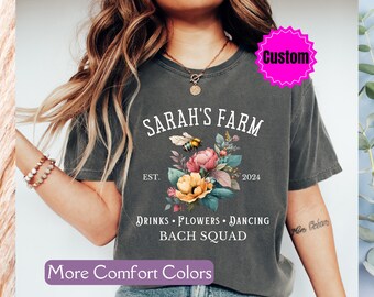 Custom Farm Shirt, Comfort Colors® Honey Shirt, Crazy Farmers Market, Garden Shirt, Gift for Fruit Lover, Gardening Gift, Local Farm Gift