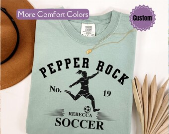Custom Soccer Team Shirt, Comfort Colors® Soccer Squad Shirt, Sport Team Shirt, Gift For Soccer Dad TShirt, Gift for Soccer Lover Soccer Mom