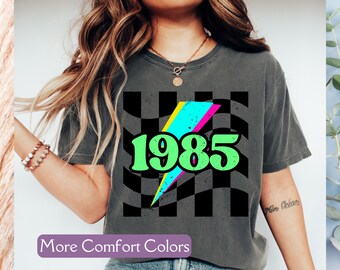Retro 1985 Shirt, Comfort Colors® 40th Birthday Shirt, 40th Party Birthday, 40th Birthday Gift For Men, 40th Birthday Friend 1985 Retro Gift