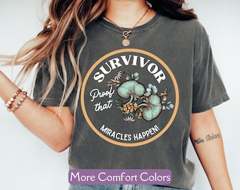 T-shirt floral pour donneurs de rein T-shirt pour don de reins Comfort Colors® T-shirt pour maladies rénales T-shirt pour don d'organes T-shirt pour greffe de rein T-shirt pour insuffisance rénale