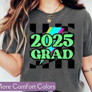 Senior 2025 Shirt, Comfort Colors® Senior Retro Shirt, 2025 Seniors Shirt, Senior 2025 Retro Tee, Class of 2025 Senior Shirt Graduation Gift