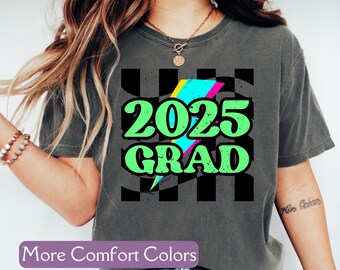 Senior 2025 Shirt, Comfort Colors® Senior Retro Shirt, 2025 Seniors Shirt, Senior 2025 Retro Tee, Class of 2025 Senior Shirt Graduation Gift