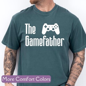 Funny Gamer Shirt, Comfort Colors® Gaming Father Shirt, Gaming Dad Shirt, Gamer Gift for Him, Video Gamer Lover Shirt, Retro Gaming Shirt