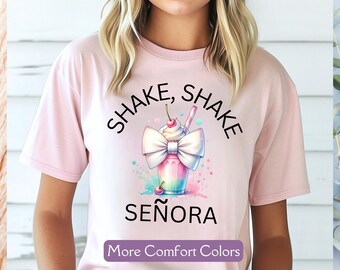 Jolie chemise pour les amateurs de milk-shakes, t-shirt Gothcore Summer Fun Comfort Colors®, cadeau amateur de desserts pour les gourmets, ambiance de juillet, chemise crème glacée