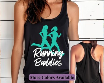 Team Running Tank, Girls Running Shirt, Fitness Women Tank Top, I Like Running, Running Friend, Marathon Girl Running Tank Running Tank Gift