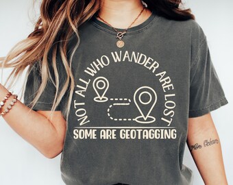 Adventure Geotagging Shirt Comfort Colors® Travel Shirt National Park Camping Gift Family Trip Nature Tee Fathers Day Shirt Nature Lover Tee