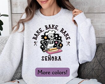 Halloween Baking Sweatshirt, Breadmaking Sweatshirt, Gift for Baking, Gift for Baker, Dessert Lover Sweatshirt, Foodie Sweater, Cookie Baker