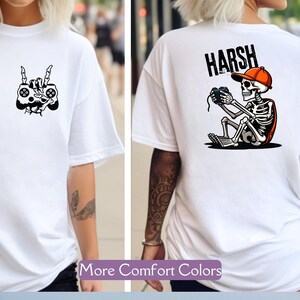 Skeleton Gamer Shirt, Comfort Colors® Gaming Father Shirt, Gaming Dad Shirt, Gamer Gift for Him, Video Gamer Lover Shirt, Retro Gaming Shirt