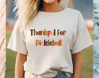 Thanksgiving Pickleball Shirt, Comfort Colors® Pickleball Team Shirt, Halloween Party Outfit, Fall Pickleball Shirt, Bat Pickleball TShirt