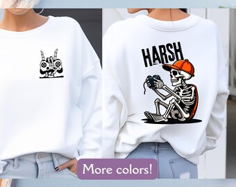 Skeleton Gamer Sweatshirt, Gaming Father Sweatshirt, Gaming Dad Sweatshirt, Gamer Gift for Him Video Gamer Lover Sweatshirt Retro Gaming Tee