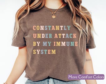 Camiseta para personas con discapacidad invisible, Camiseta Comfort Colors® para personas con enfermedades invisibles, Camiseta Spoonie, Camiseta para personas con enfermedades crónicas, Camiseta para personas con ansiedad, Camiseta para personas con depresión
