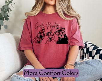 Chicken Lover Shirt Women, Girls Best Friend Comfort Colors® Farm Shirt, Chicken Gift for Farm Lover, Chicken Lady Tee, Girls Night TShirt