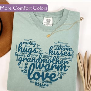 Grandmother Shirt, Comfort Colors® Mothers Day Gift For Granny, Love Grandma Shirt, Gift for Nana, Unique Mom Gift, Grandma Birthday Gift