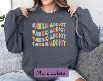 Quilters Sweatshirt, Sewing Sweatshirt, Gift for Quilter Mom, Retro Quilt Sweatshirt, Quilt Retreat Sweatshirt, Seamstress Gift, Quilt Lover
