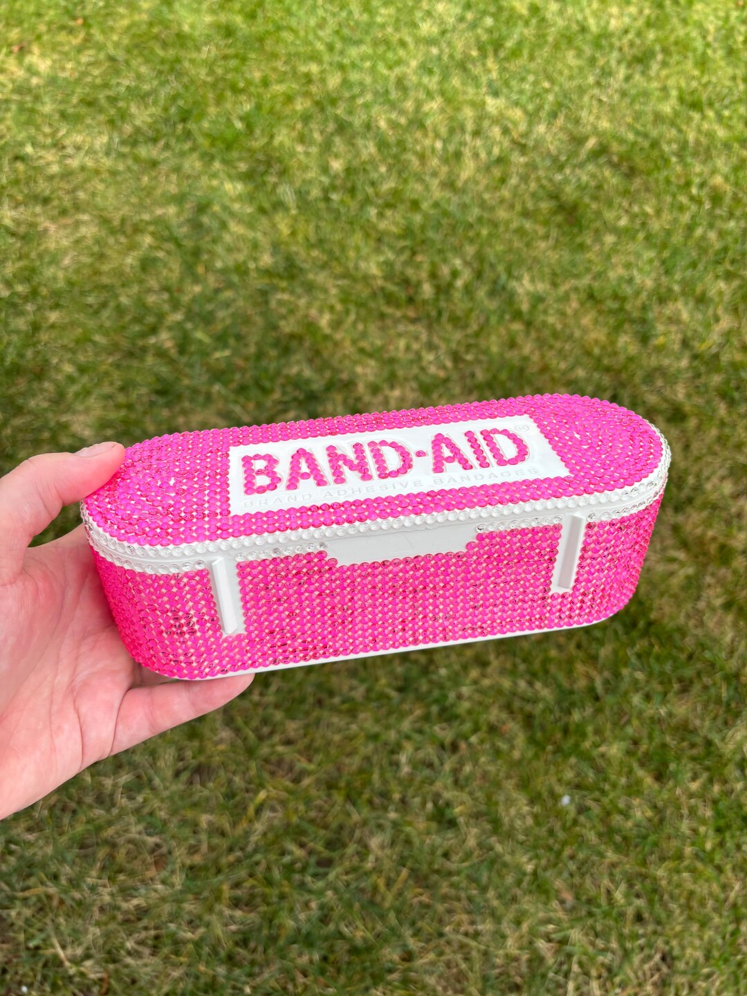 Bedazzled Band-aid Box - Etsy