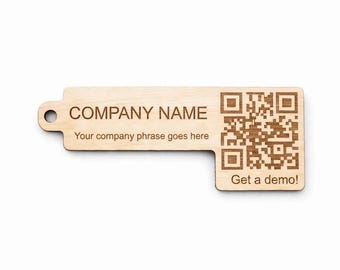 QR-Code Schlüsselanhänger