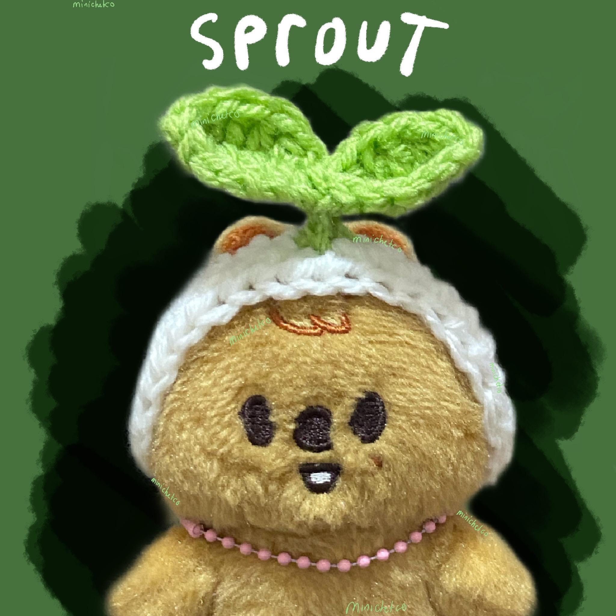Stray Kids Skzoo Han Quokka Sprout Handmade Crochet Headband for
