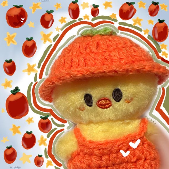 Buy Skzoo Felix Bbokari 10cm Plushie Hat, Handmade Crochet Online