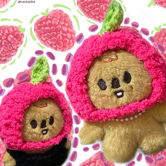 Stray Kids Skzoo Han Quokka Raspberry Handmade Crochet Hat for