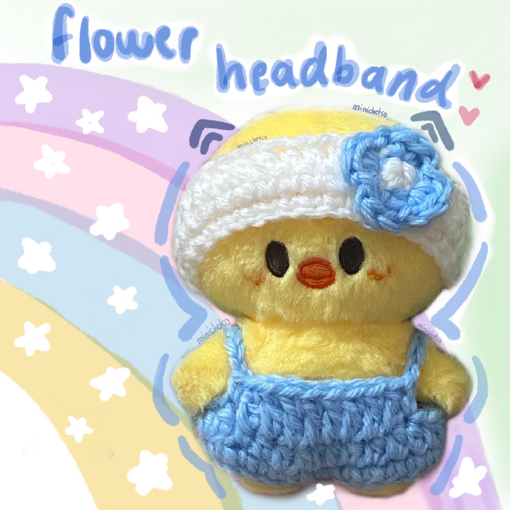 Stray Kids Skzoo Handmade Crochet Flower Headband for 10cm Mini
