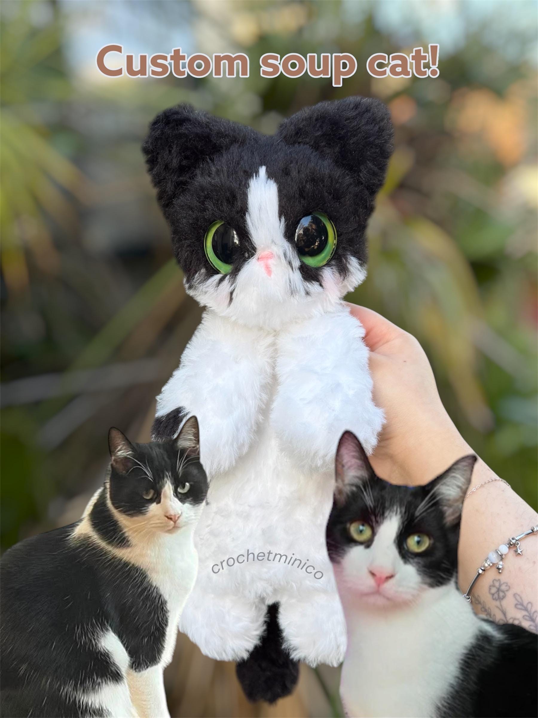 Bestever Setsu cat Floppy Weighted Stuf… Floppy Weighted Cat Plush Custom - Etsy