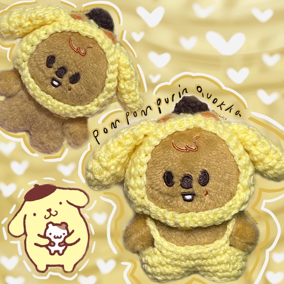 Stray Kids Skzoo Han Quokka Handmade Crochet Pompompurin Hat for