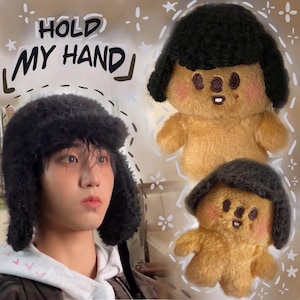 Stray Kids skzoo han quokka handgemaakt gehaakt &#39;hold my hand&#39;-hoedje voor mini-skzoo van 10 cm