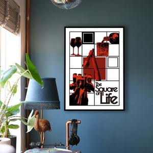 Alcohol Poster Bar Cart Print - Cocktail Art for Home Bar Decor - Perfect Gift for Cocktail Lovers and Home Entertainers