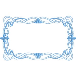 Machine Embroidery Rectangle Frame Design Elegant Rectangular Frame Embroidery Design | Border & Monogram Machine ...