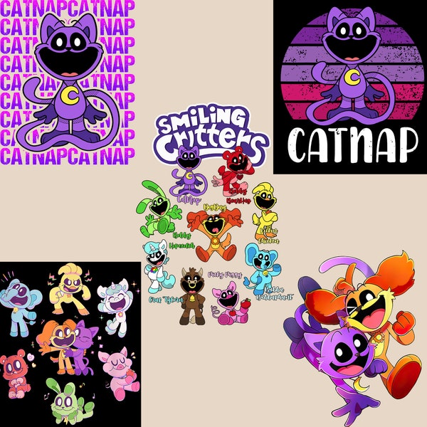 Poppy Playtime Chapter 3 Smiling Critters Catnap PNG