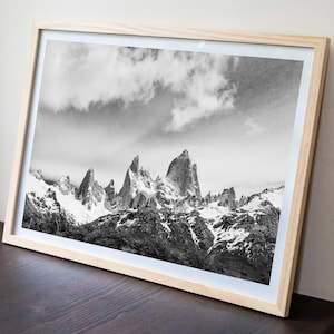 Góra Fitz Roy, El Chalten, Argentyna - Podróżuj ze mną, najwyższej jakości pocztówki/odbitki fotograficzne do zaoferowania i wręczenia w prezencie