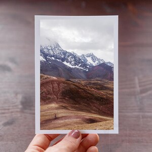 Montagnes arc-en-ciel, Pérou - Voyagez avec moi, cartes postales / tirages photo de qualité supérieure à offrir et à offrir