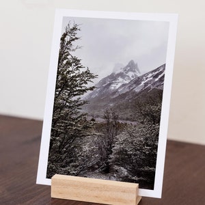 Laguna, lodowiec i góra Torre, El Chalten, Patagonia, Argentyna - Podróżuj ze mną, najwyższej jakości pocztówki/odbitki fotograficzne do zaoferowania i wręczenia w prezencie