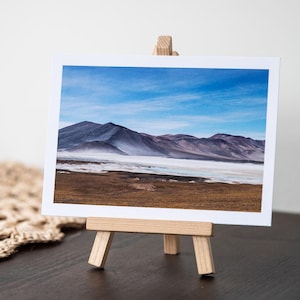 Salar de Aguas Calientes, Deserto do Atacama, Chile - Viaje comigo - Cartões postais fotográficos de qualidade premium / Impressões para oferecer e presentear