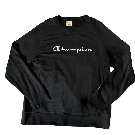 Champion Mens Crew Neck Linear Logo Sweatshirt Si… - image 6