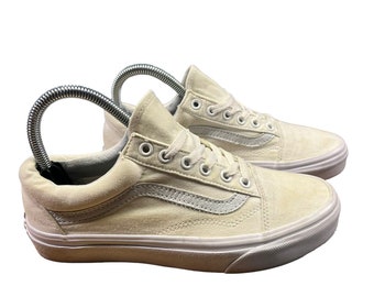 Vans Old Skool Unisex Weiß/Marshmallow Low Top Schnürsneaker Herren 5,5/Damen 7