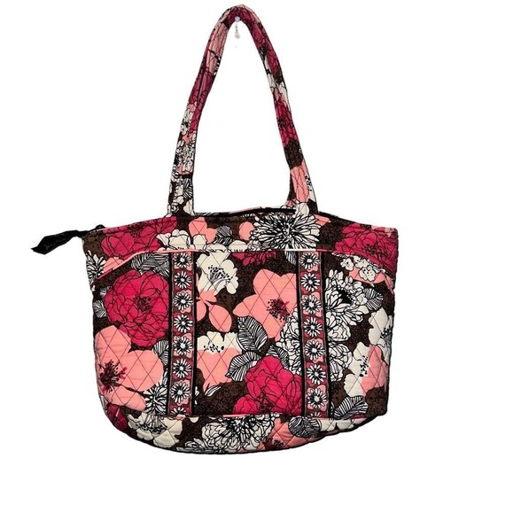 Vera Bradley Mocha Rouge Tote