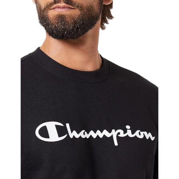 Champion Mens Crew Neck Linear Logo Sweatshirt Si… - image 3