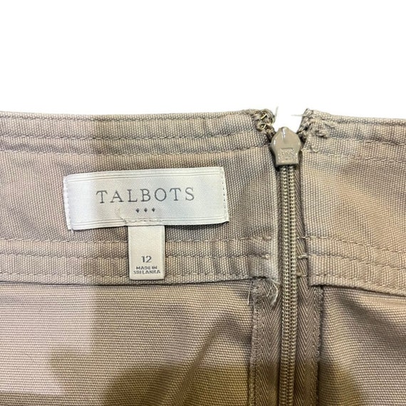 Talbots Women's Size 12 Khaki Skirt - image 2