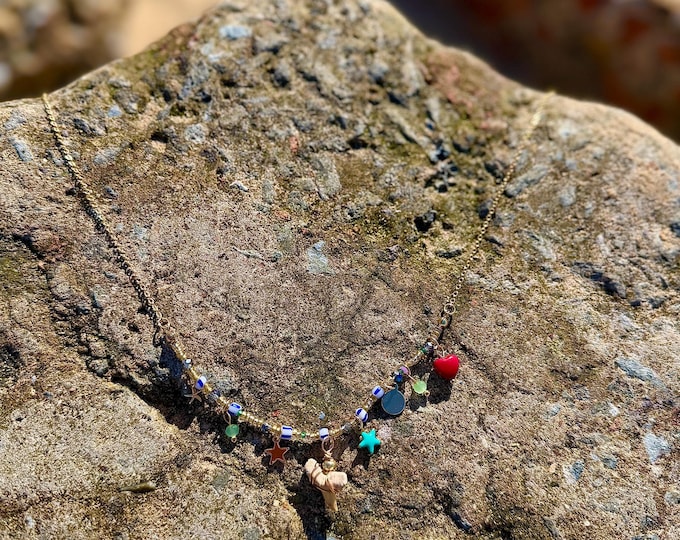 Ocean Treasure Shark Tooth Charm Necklace