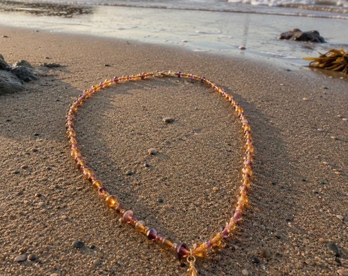 Shoreline Glow Natural Shark Tooth Necklace