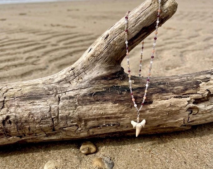 Sterling Embers Shark Tooth Necklace