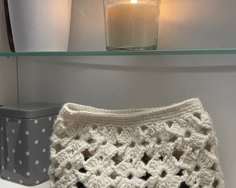 Häkeln Sie Blumen Make-up Taschenmuster | PDF Digitaler Download | DIY Kulturbeutel Organizer Kosmetiktasche